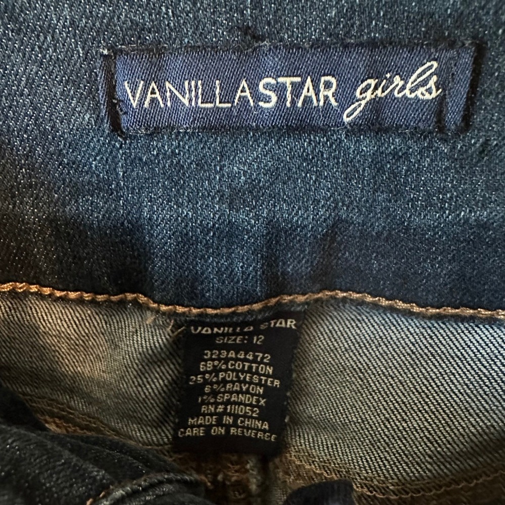 Vanilla Star Girls Skinny High Rise Adjustable Waistband Jeans Size 12 NWT - Picture 5 of 5